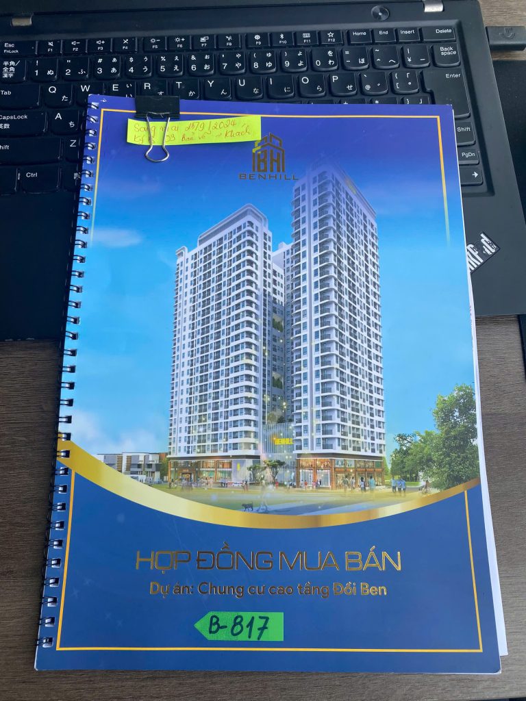 Ảnh Hợp Đồng Mua Bán Benhill