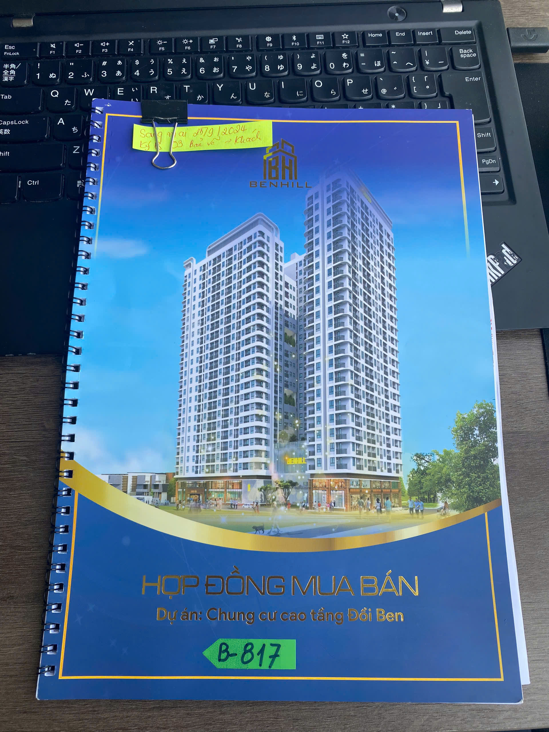 Hợp đồng mua bán dự án BenHill