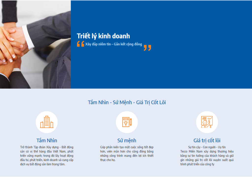 Tầm nhìn và sứ mệnh của tập đoàn