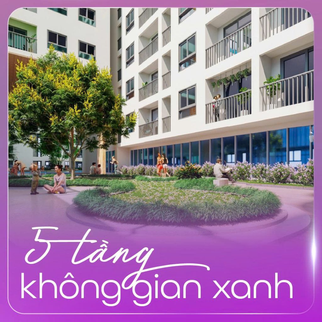 BenHill sở hữu 5 tầng không gian xanh