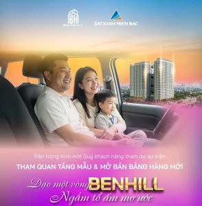 Dự án BenHill phù hợp gia đình trẻ