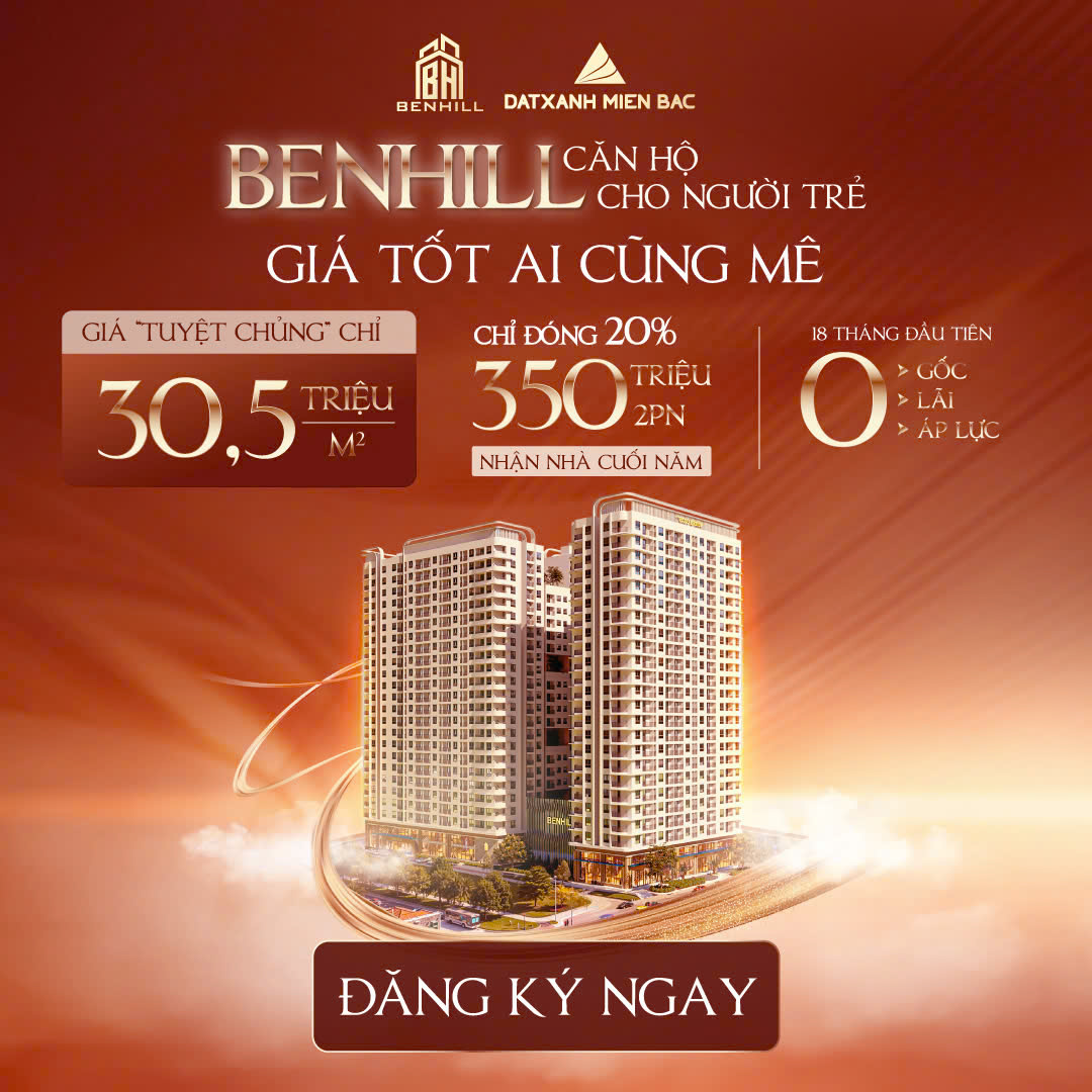 Giá bán căn hộ BenHill