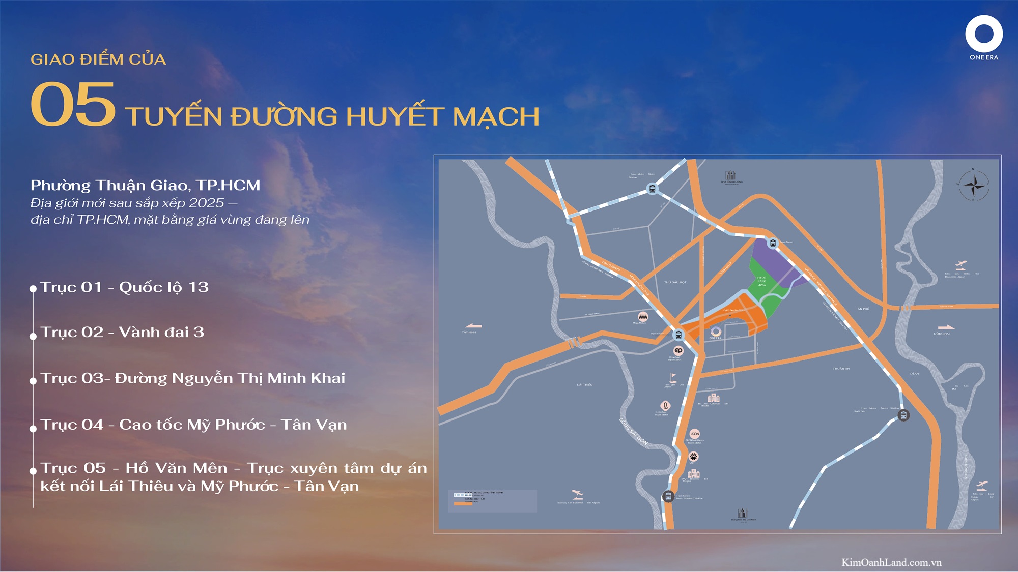 Vị trí One Era Vị trí One Era